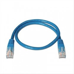 CABLE RED LATIGUILLO RJ45 CAT.6 UTP AWG24·2M AZUL NANOCABLE